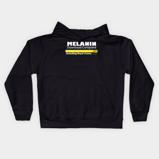 Melanin Download Complete Kids Hoodie